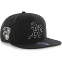 cepice-rovna-cerna-snapback-oakland-athletics-mlb-47-brand