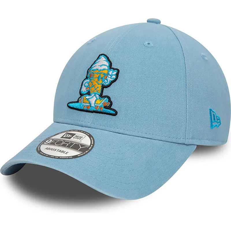 blaue-verstellbare-curved-cap-9forty-ice-cream-character-von-new-era