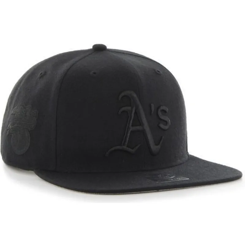 cepice-rovna-cerna-snapback-oakland-athletics-mlb-47-brand cepice-rovna-cerna-snapback-oakland-athletics-mlb-47-brand