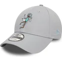 graue-verstellbare-curved-cap-9forty-character-rick-sanchez-rick-und-morty-von-new-era