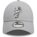 graue-verstellbare-curved-cap-9forty-character-rick-sanchez-rick-und-morty-von-new-era