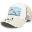cepice-zaoblena-bezova-snapback-a-frame-summer-saint-tropez-ciudades-y-playas-new-era