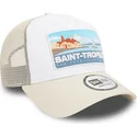 cepice-zaoblena-bezova-snapback-a-frame-summer-saint-tropez-ciudades-y-playas-new-era