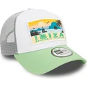 weisse-und-grune-trucker-kappe-a-frame-summer-von-ibiza-cities-and-beaches-von-new-era
