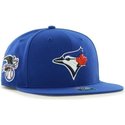 47-brand-flat-brim-maskottchen-logo-toronto-blau-jays-mlb-sure-shot-snapback-cap-blau-