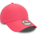 verstellbare-9forty-flawless-rosa-gebogene-kappe-new-york-yankees-mlb-von-new-era