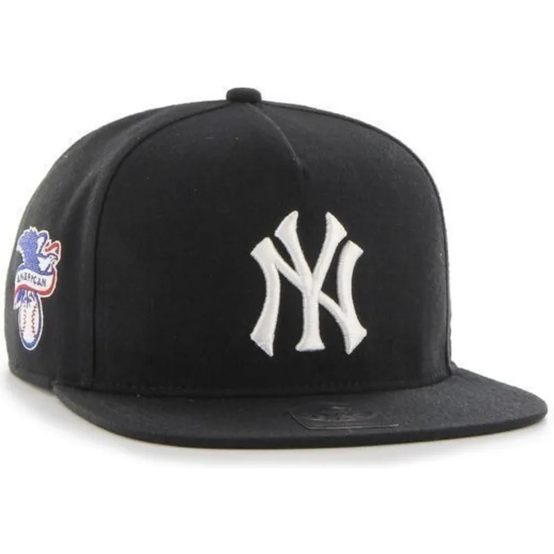 cepice-rovna-cerna-snapback-new-york-yankees-mlb-47-brand cepice-rovna-cerna-snapback-new-york-yankees-mlb-47-brand