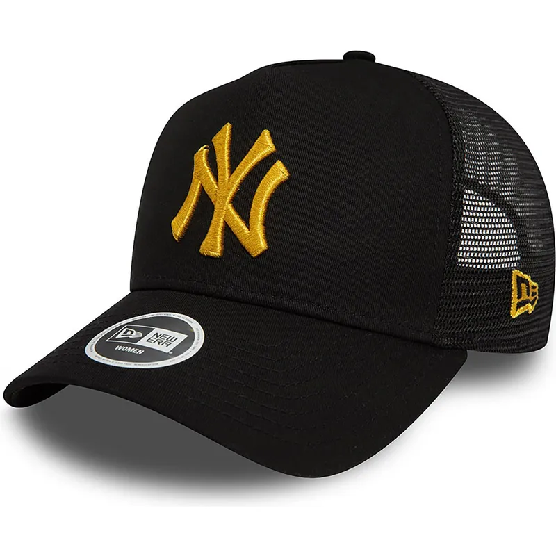 cepice-zaoblena-cerna-snapback-a-frame-metallic-new-york-yankees-mlb-new-era