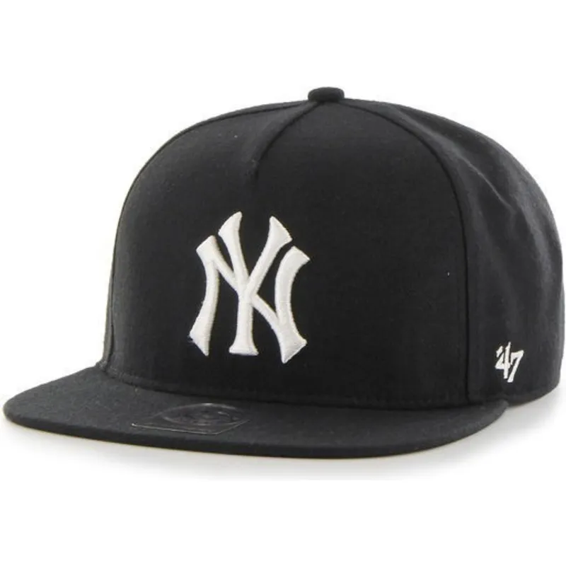 cepice-rovna-cerna-snapback-new-york-yankees-mlb-47-brand cepice-rovna-cerna-snapback-new-york-yankees-mlb-47-brand