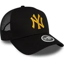 cepice-zaoblena-cerna-snapback-a-frame-metallic-new-york-yankees-mlb-new-era