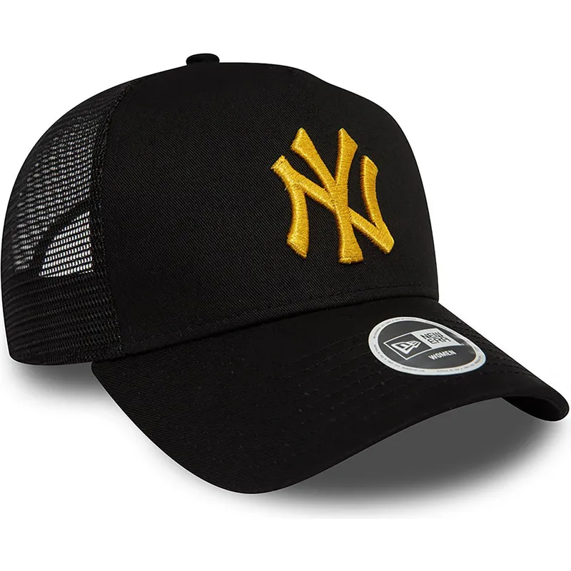 cepice-zaoblena-cerna-snapback-a-frame-metallic-new-york-yankees-mlb-new-era