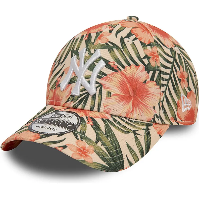 new-era-new-york-yankees-mlb-9forty-verstellbare-mehrfarbige-kappe-mit-gebogenem-schirm-tropical
