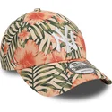 new-era-new-york-yankees-mlb-9forty-verstellbare-mehrfarbige-kappe-mit-gebogenem-schirm-tropical