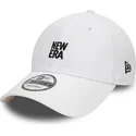 cap-zaoblena-white-adjustable-strap-9forty-new-era