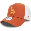 cepice-zaoblena-hneda-snapback-a-frame-seasonal-infill-los-angeles-dodgers-mlb-new-era