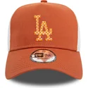 cepice-zaoblena-hneda-snapback-a-frame-seasonal-infill-los-angeles-dodgers-mlb-new-era