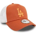 cepice-zaoblena-hneda-snapback-a-frame-seasonal-infill-los-angeles-dodgers-mlb-new-era