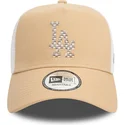 cepice-zaoblena-hneda-snapback-a-frame-seasonal-infill-los-angeles-dodgers-mlb-new-era