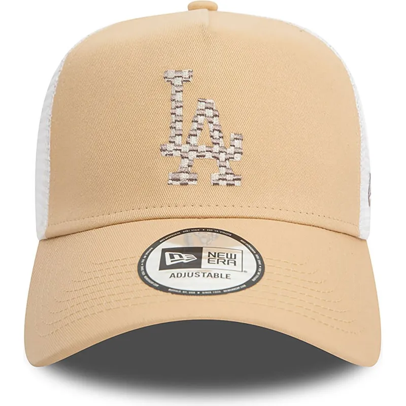 cepice-zaoblena-hneda-snapback-a-frame-seasonal-infill-los-angeles-dodgers-mlb-new-era