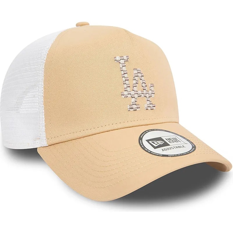 cepice-zaoblena-hneda-snapback-a-frame-seasonal-infill-los-angeles-dodgers-mlb-new-era