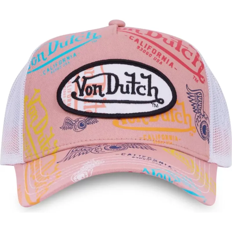 cap-zaoblena-pink-snapback-von-dutch