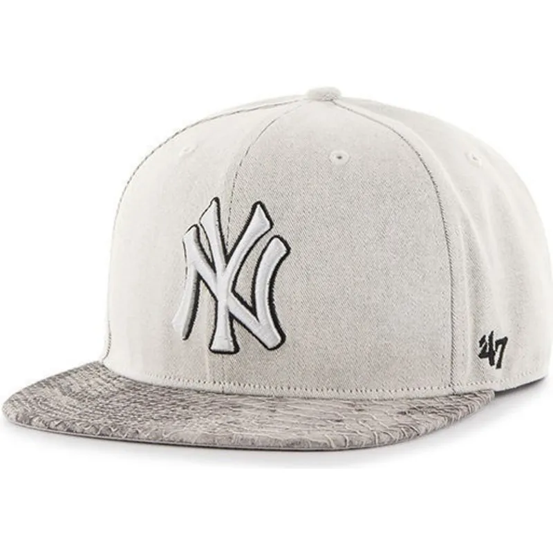 cepice-rovna-seda-snapback-new-york-yankees-mlb-47-brand