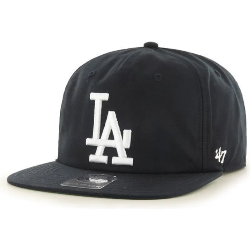 cepice-rovna-cerna-snapback-los-angeles-dodgers-mlb-47-brand