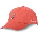 capslab-curved-brim-bugs-bunny-bug2-cd-looney-tunes-orange-adjustable-cap
