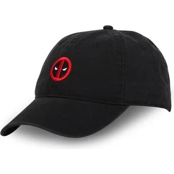 Ρυθμιζόμενο καπέλο με καμπύλη μαύρο Deadpool DEA CD Marvel Comics από Capslab