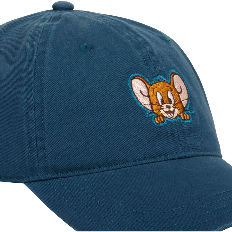 capslab-verstellbare-blaue-gebogene-kappe-jerry-mou-looney-tunes