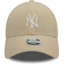 cepice-zaoblena-bezova-nastavitelny-9forty-linen-new-york-yankees-mlb-new-era