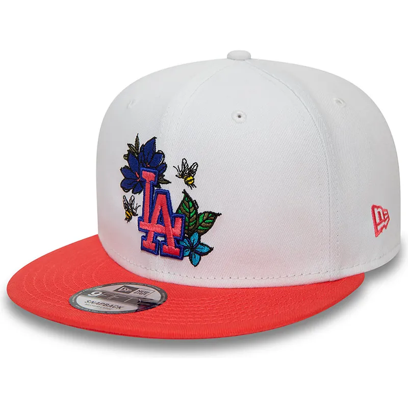 cepice-rovna-cervena-snapback-9fifty-floral-los-angeles-dodgers-mlb-new-era