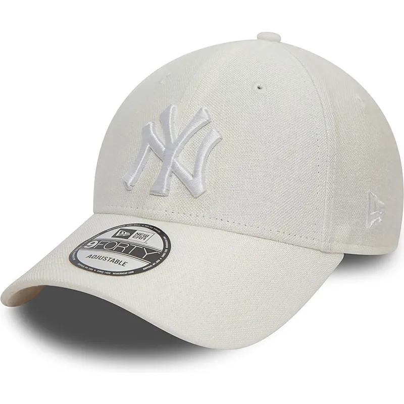 cepice-zaoblena-bila-nastavitelny-9forty-linen-new-york-yankees-mlb-new-era