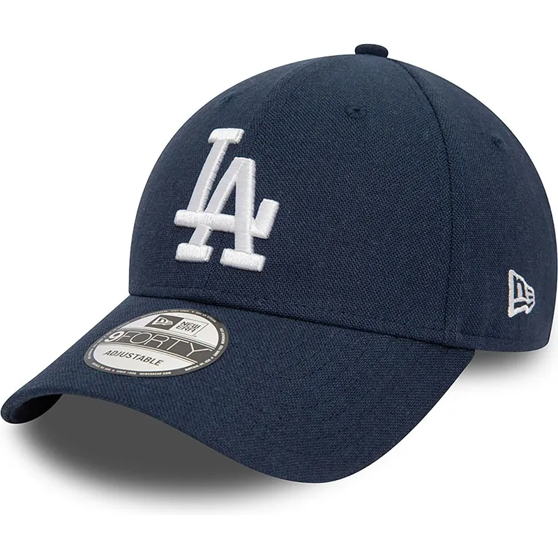 cap-zaoblena-navy-blue-adjustable-strap-9forty-linen-los-angeles-dodgers-mlb-new-era