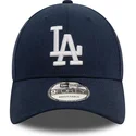 cap-zaoblena-navy-blue-adjustable-strap-9forty-linen-los-angeles-dodgers-mlb-new-era