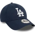 cap-zaoblena-navy-blue-adjustable-strap-9forty-linen-los-angeles-dodgers-mlb-new-era