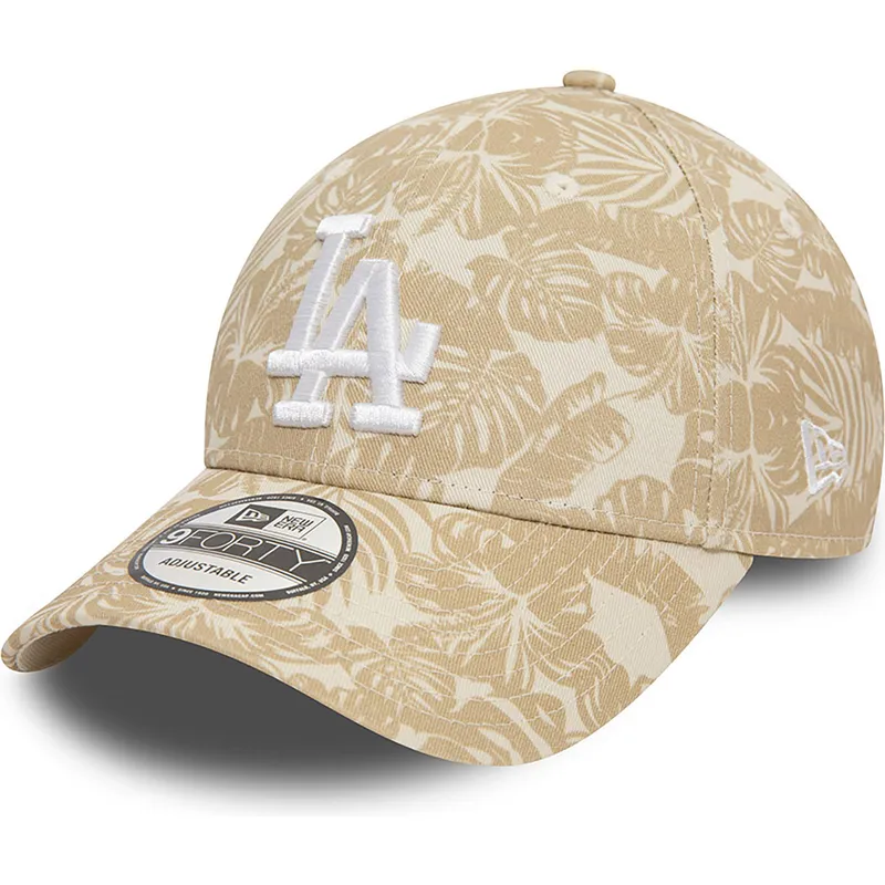 cepice-zaoblena-hneda-nastavitelny-9forty-summer-all-over-print-los-angeles-dodgers-mlb-new-era