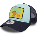 blaue-trucker-kappe-summer-sessions-a-frame-patch-von-new-era