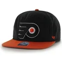 cepice-rovna-cerna-snapback-philadelphia-flyers-nhl-47-brand