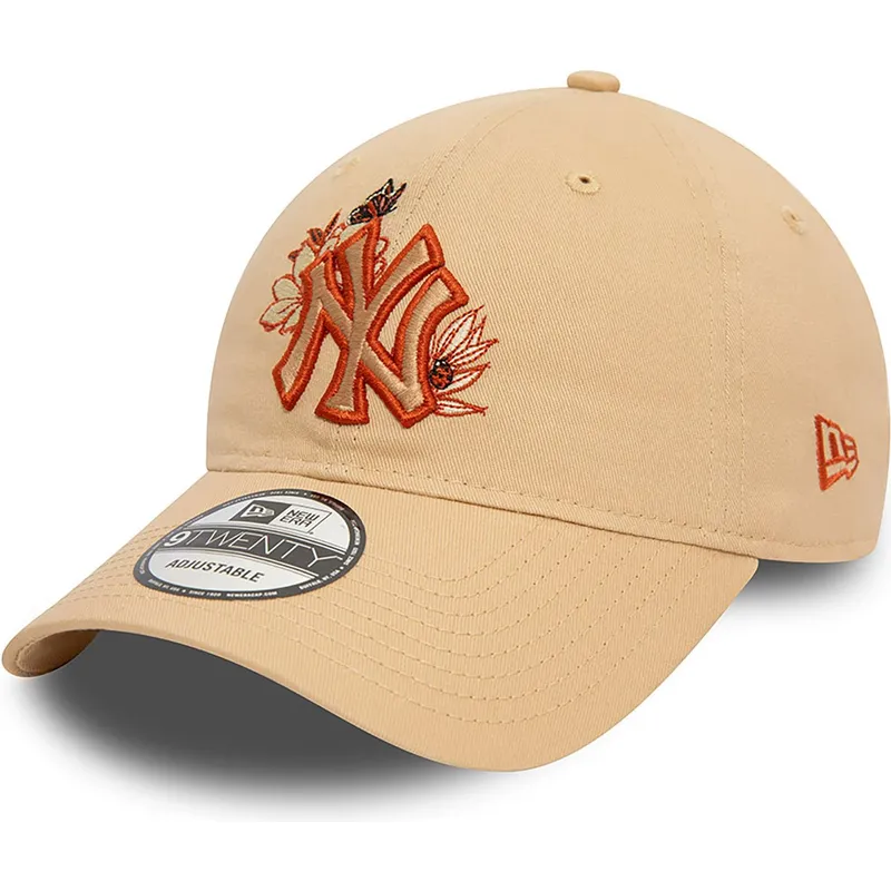 cepice-zaoblena-hneda-nastavitelny-9twenty-floral-new-york-yankees-mlb-new-era