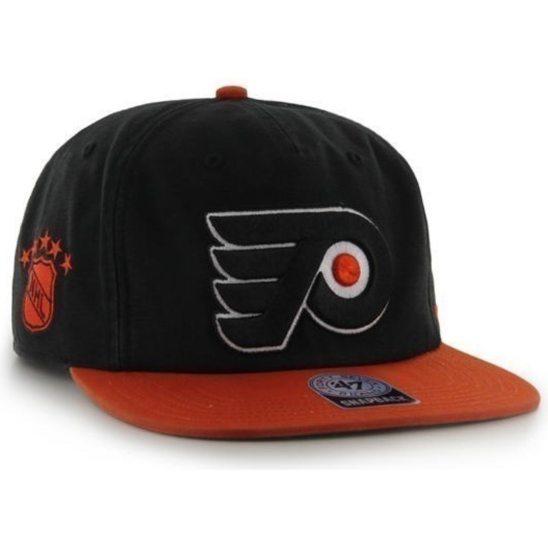 47-brand-flat-brim-philadelphia-flyers-nhl-snapback-cap-rot-und-schwarz