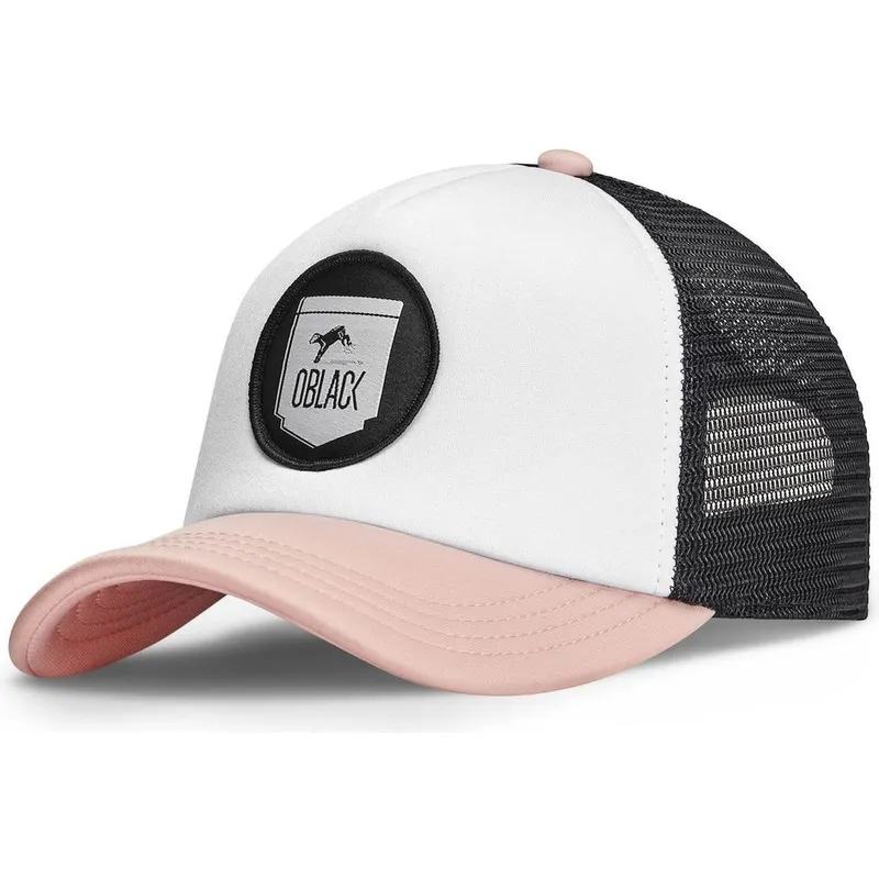 vit-svart-och-rosa-classic-trucker-keps-fran-oblack