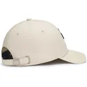 cap-zaoblena-beige-adjustable-strap-oblack