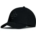 schwarze-verstellbare-baseball-cap-mit-gebogenem-schirm-und-schwarzem-logo-baseball-peach-von-oblack