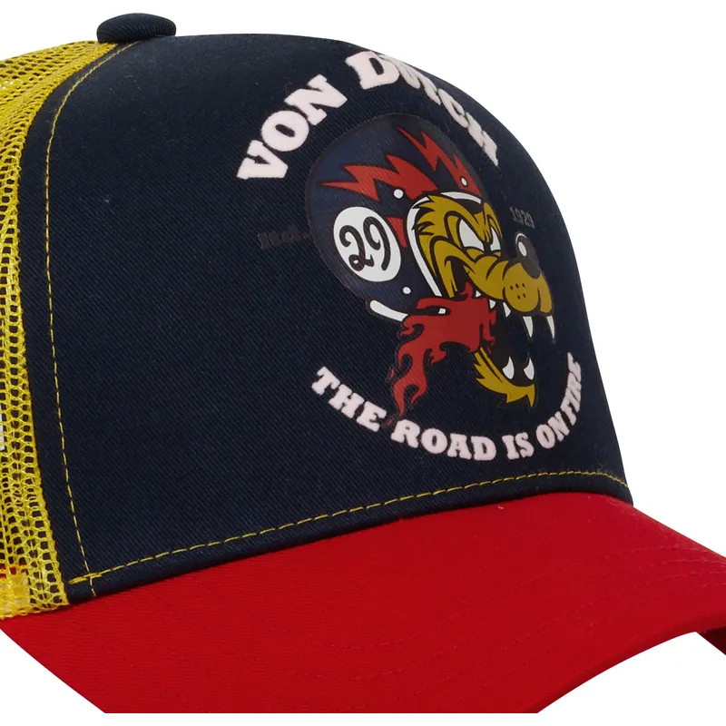 trucker-cap-marineblau-gelb-und-rot-wol-von-von-dutch