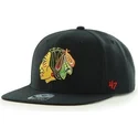 cepice-rovna-cerna-snapback-chicago-blackhawks-nhl-47-brand
