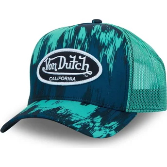 Čepice zaoblená zelená snapback VIBES GRE Von Dutch