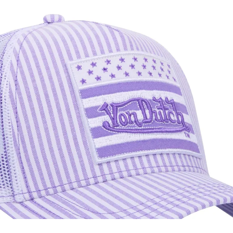 trucker-cap-violett-und-weiss-flag-ll-von-von-dutch