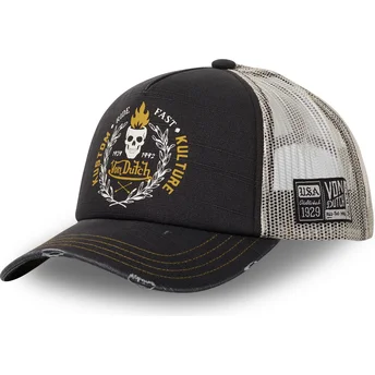 Čepice zaoblená žádné zvíře černá snapback CREW13 Von Dutch