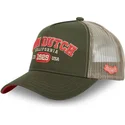 cepice-zaoblena-zelena-snapback-col-von-dutch